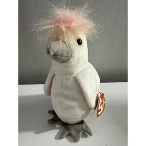 TY Beanie Baby Kuku the Cockatoo TAG ERRORS RARE RETIRED 1997 1998 Mint